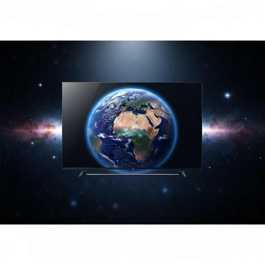 Marcoplus+ 55 inch LED Smart TV exploded view
