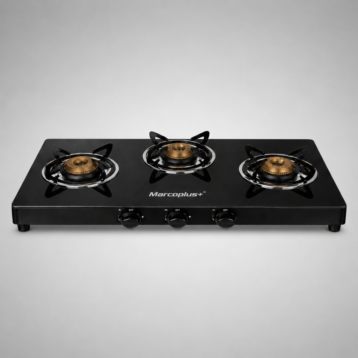 3 Burner Glass Gas Stove