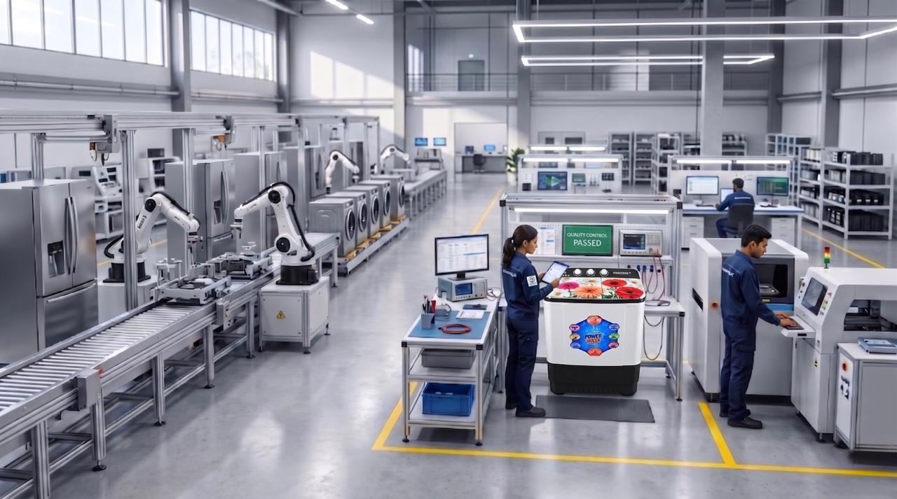 Marcoplus+ manufacturing line placeholder